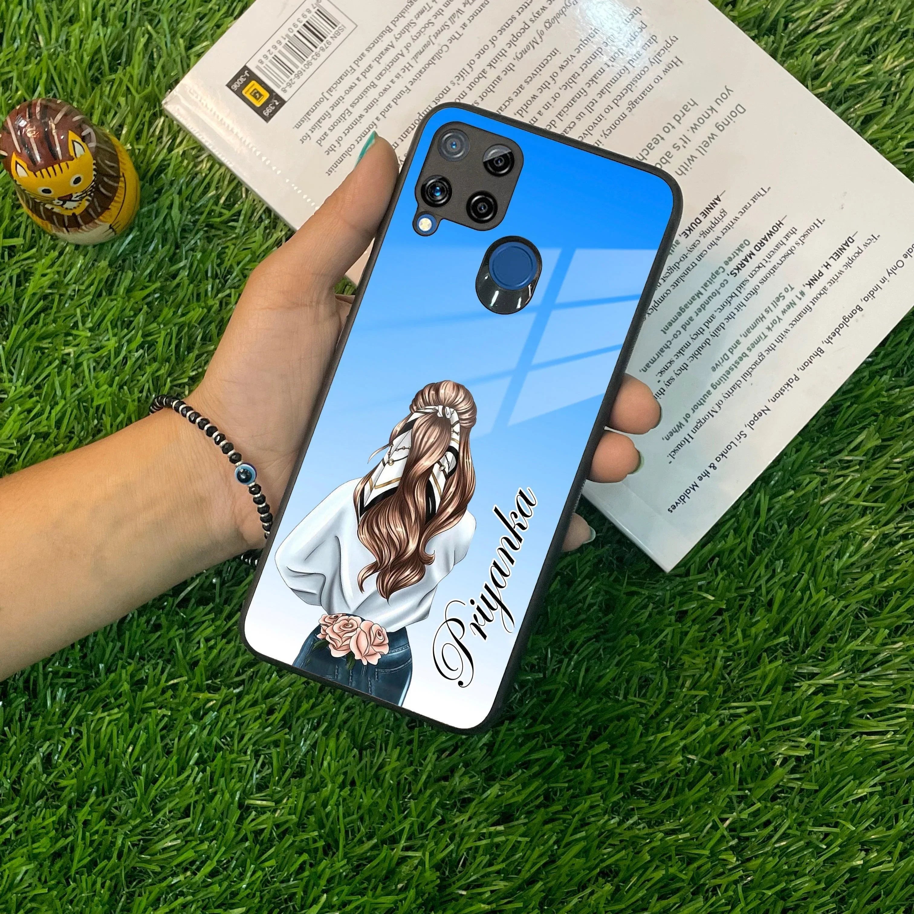 Styles Girl Customize Name Glass Case For Realme/Narzo - ShopOnCliQ