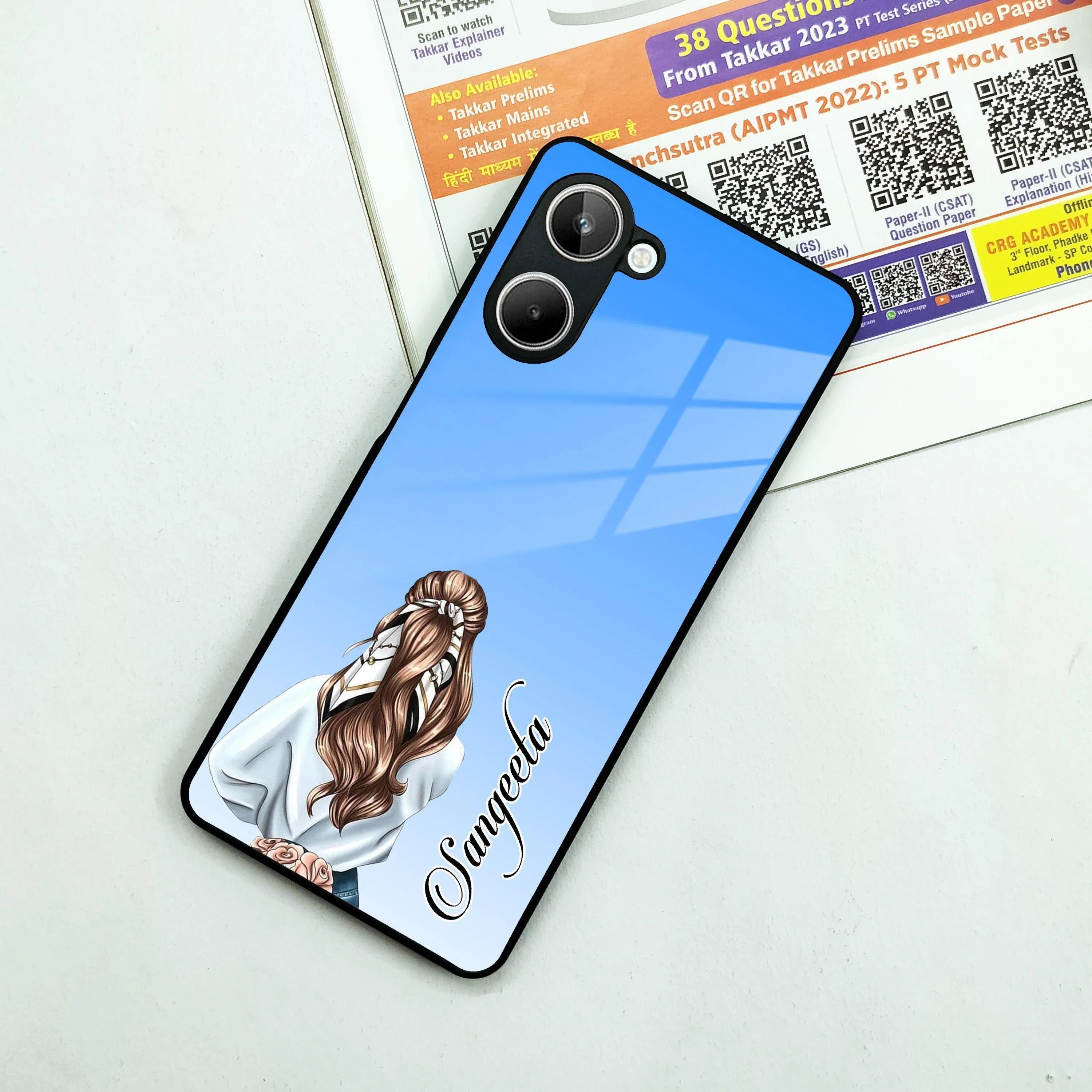 Styles Girl Customize Name Glass Case For Realme/Narzo - ShopOnCliQ