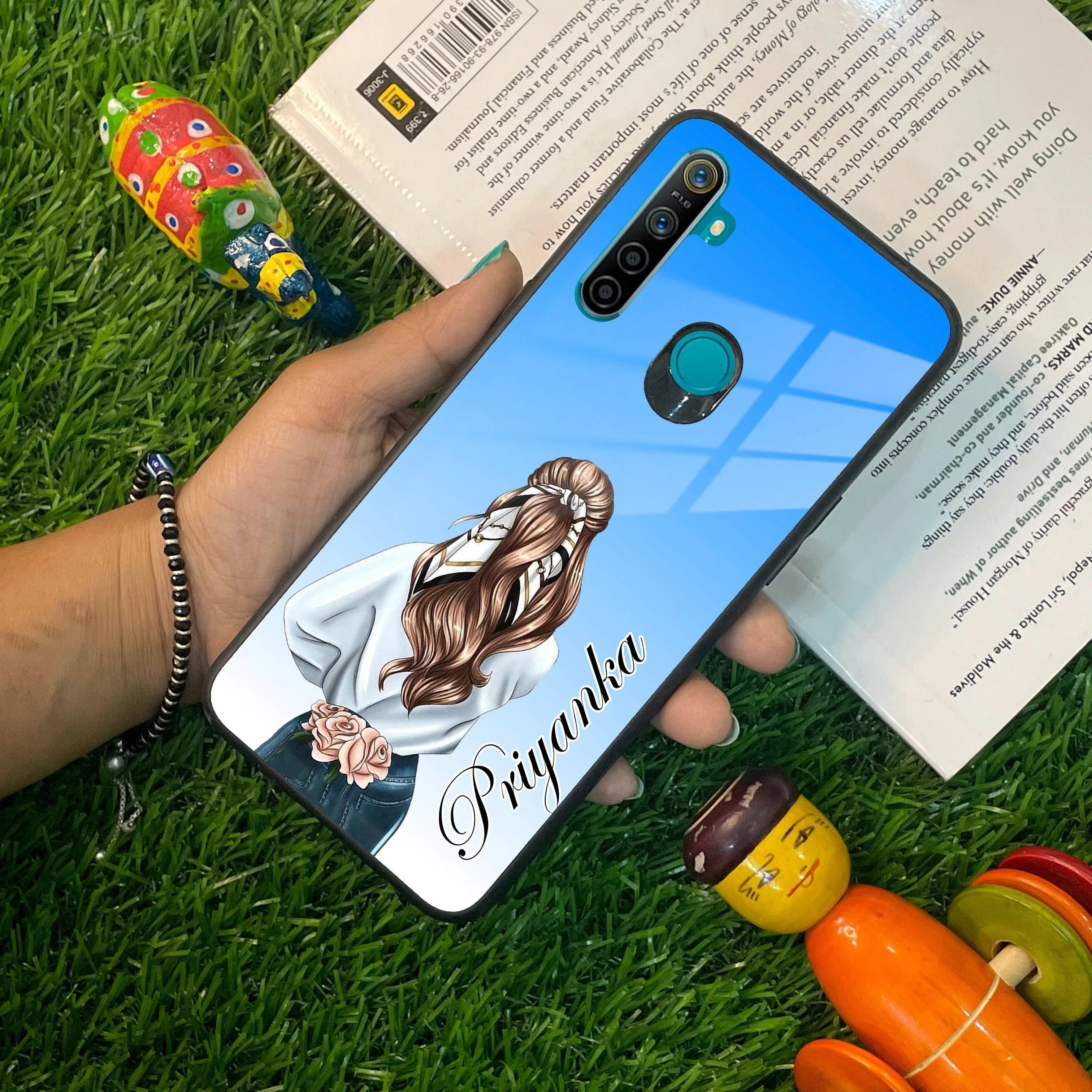 Styles Girl Customize Name Glass Case For Realme/Narzo - ShopOnCliQ