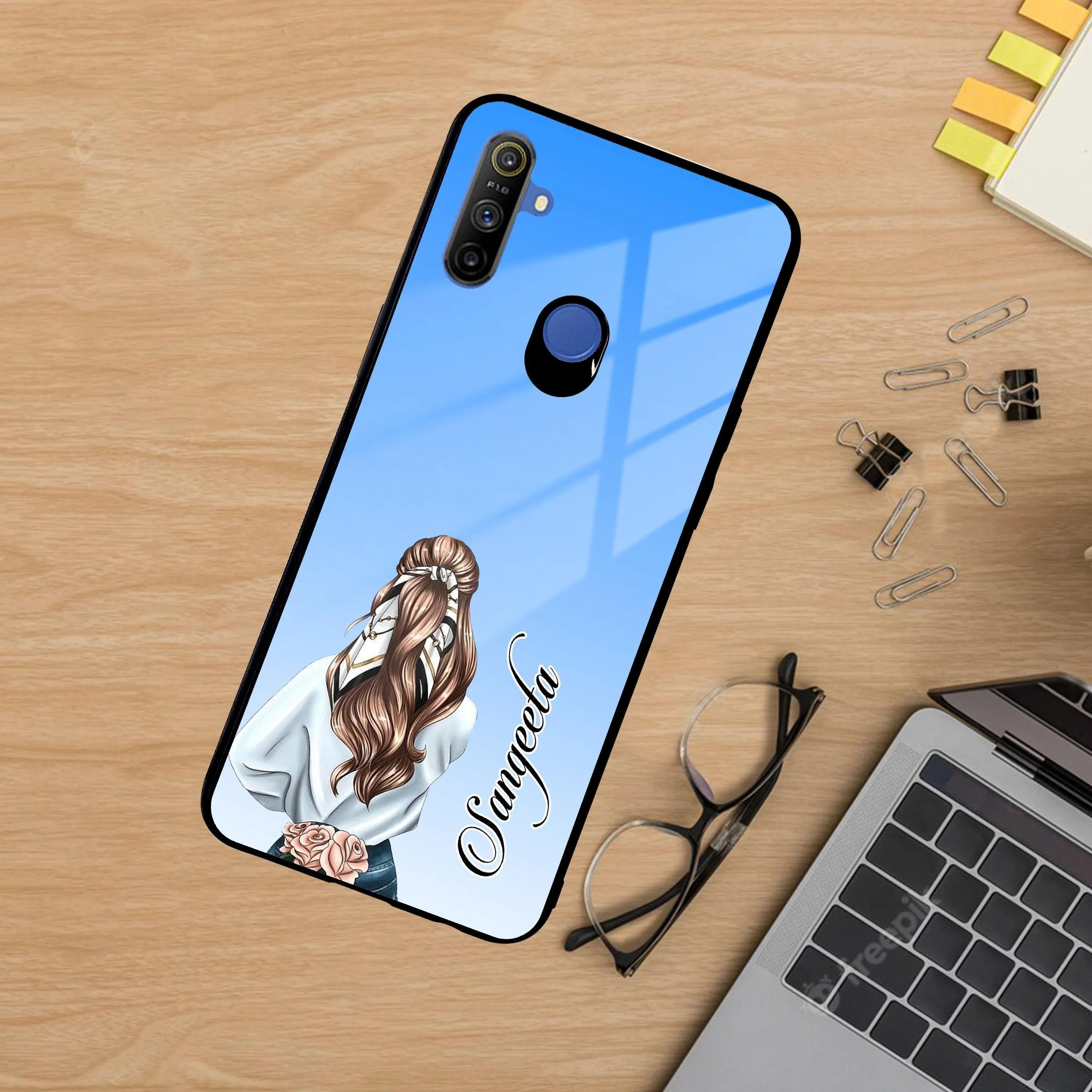 Styles Girl Customize Name Glass Case For Realme/Narzo - ShopOnCliQ