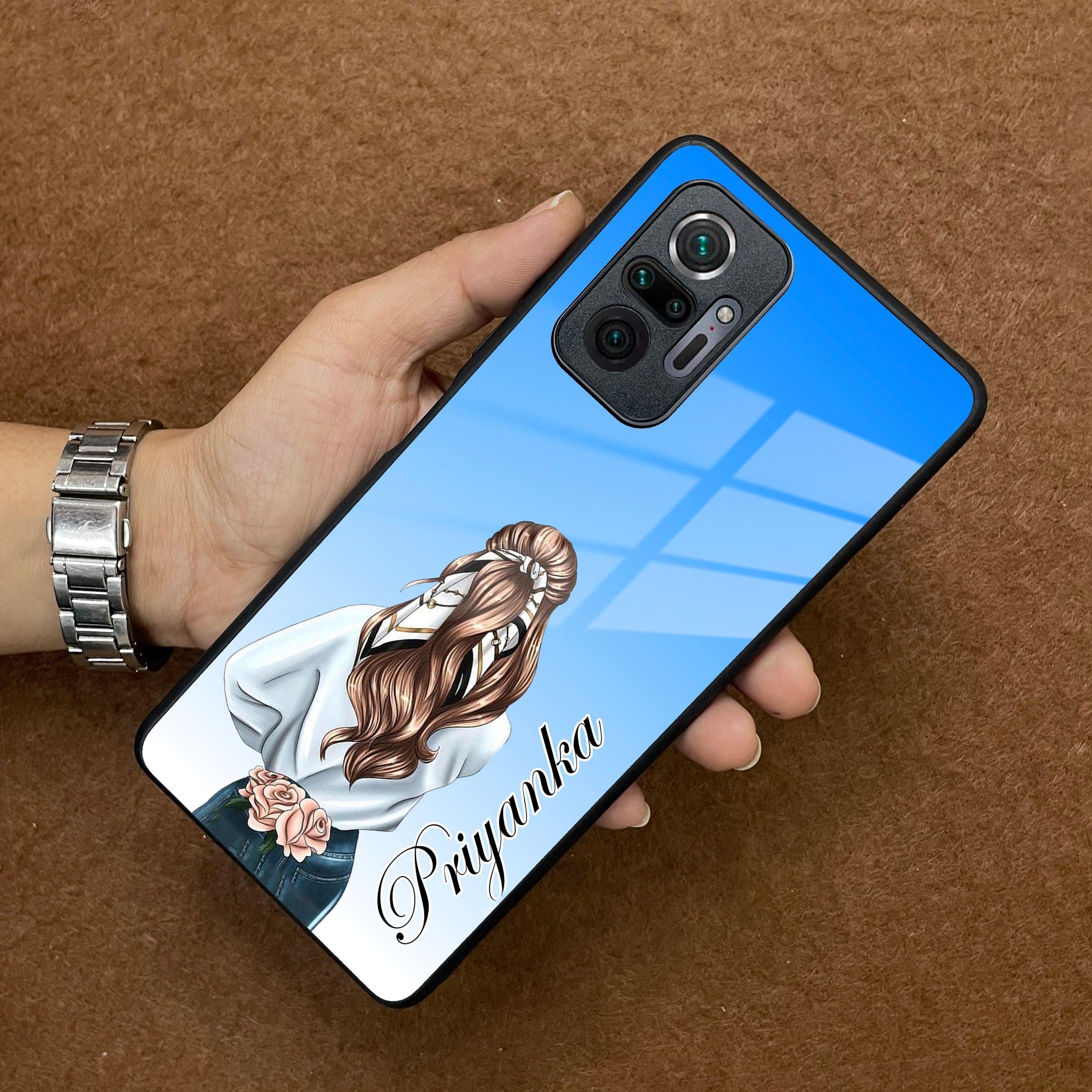 Styles Girl Customize Name Glass Case For Redmi/Xiaomi - ShopOnCliQ