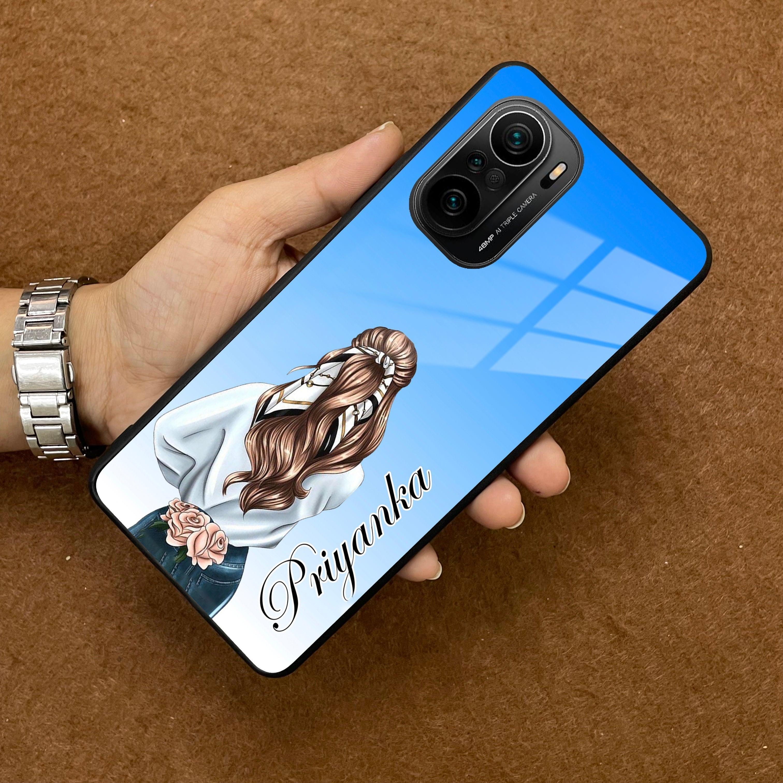 Styles Girl Customize Name Glass Case For Redmi/Xiaomi - ShopOnCliQ