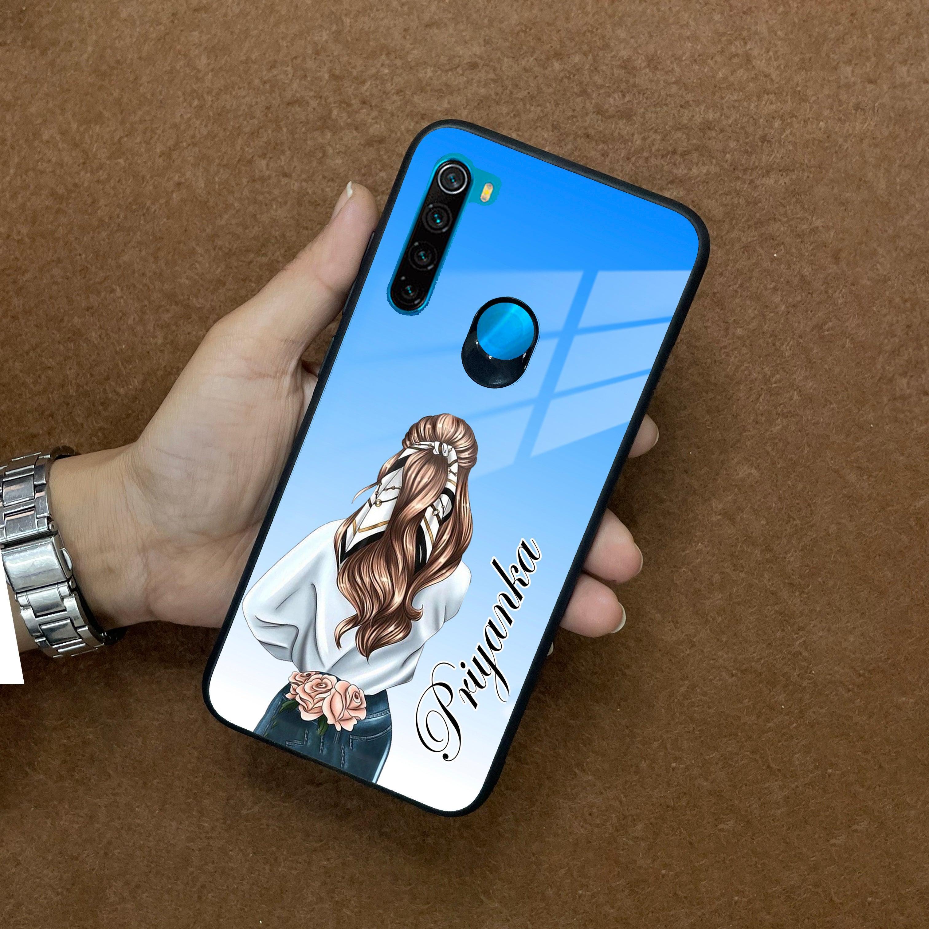 Styles Girl Customize Name Glass Case For Redmi/Xiaomi - ShopOnCliQ