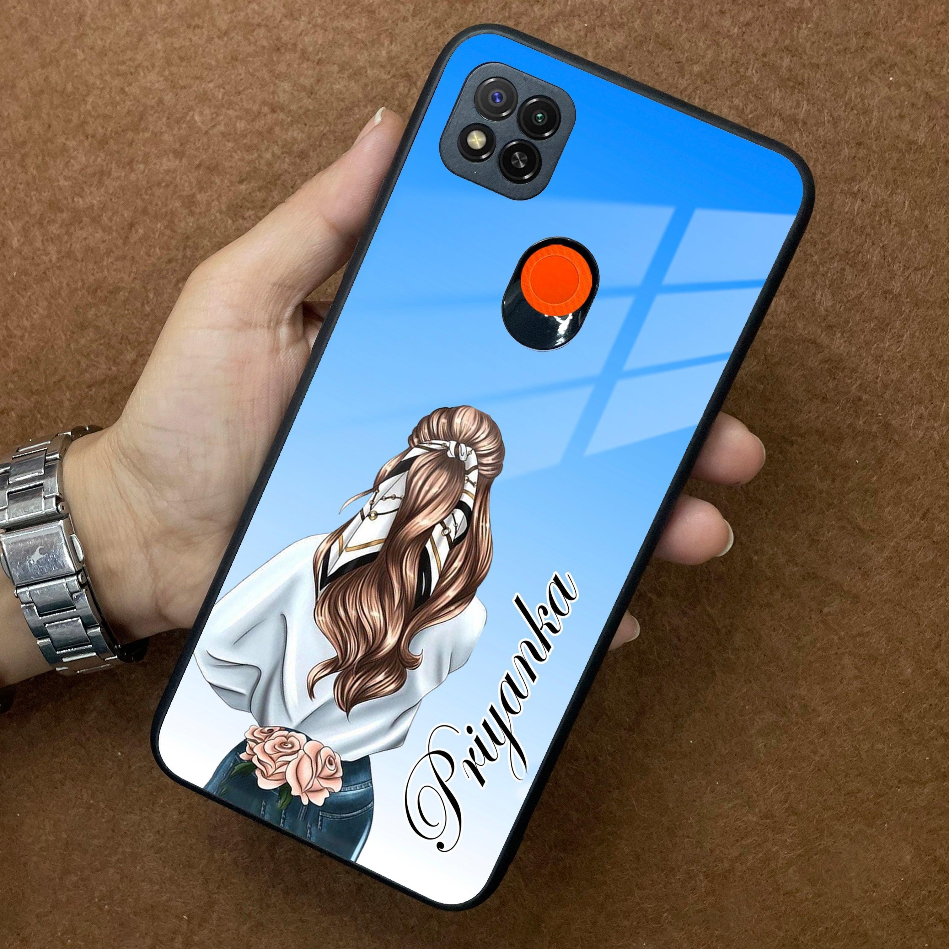 Styles Girl Customize Name Glass Case For Redmi/Xiaomi - ShopOnCliQ