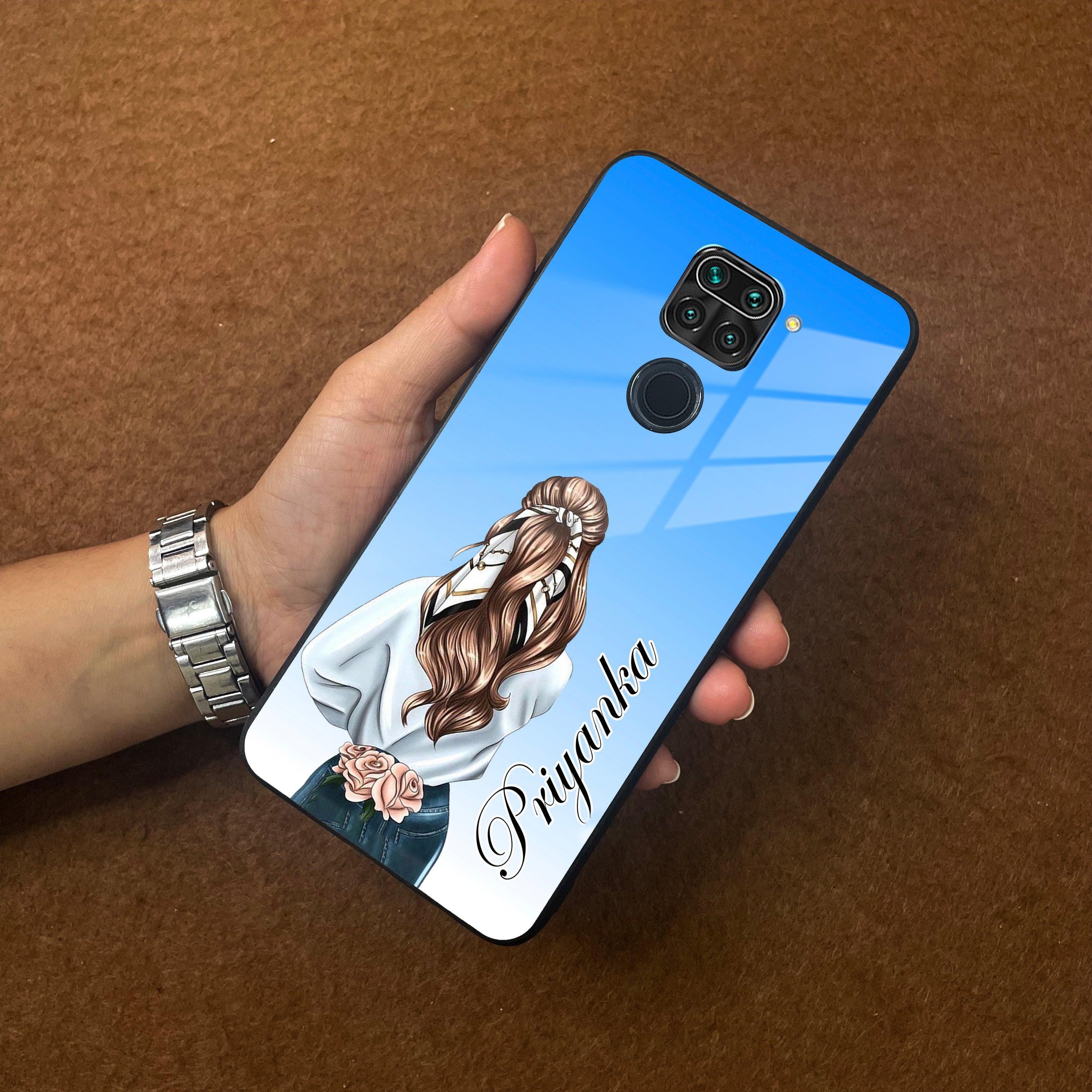 Styles Girl Customize Name Glass Case For Redmi/Xiaomi - ShopOnCliQ