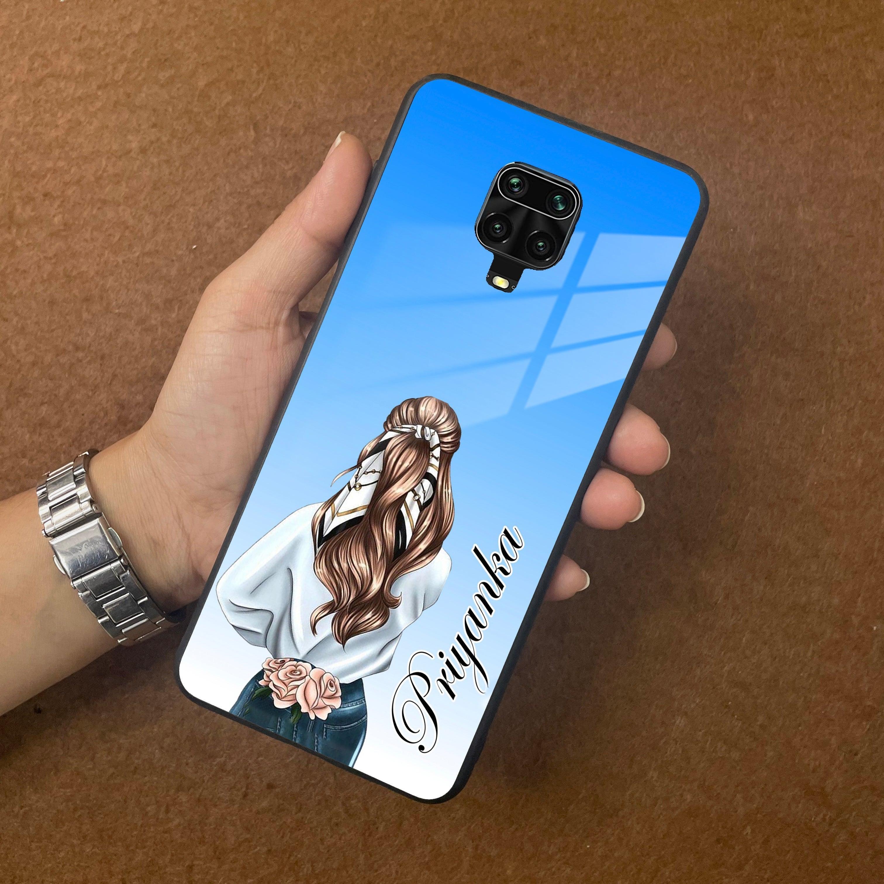 Styles Girl Customize Name Glass Case For Redmi/Xiaomi - ShopOnCliQ