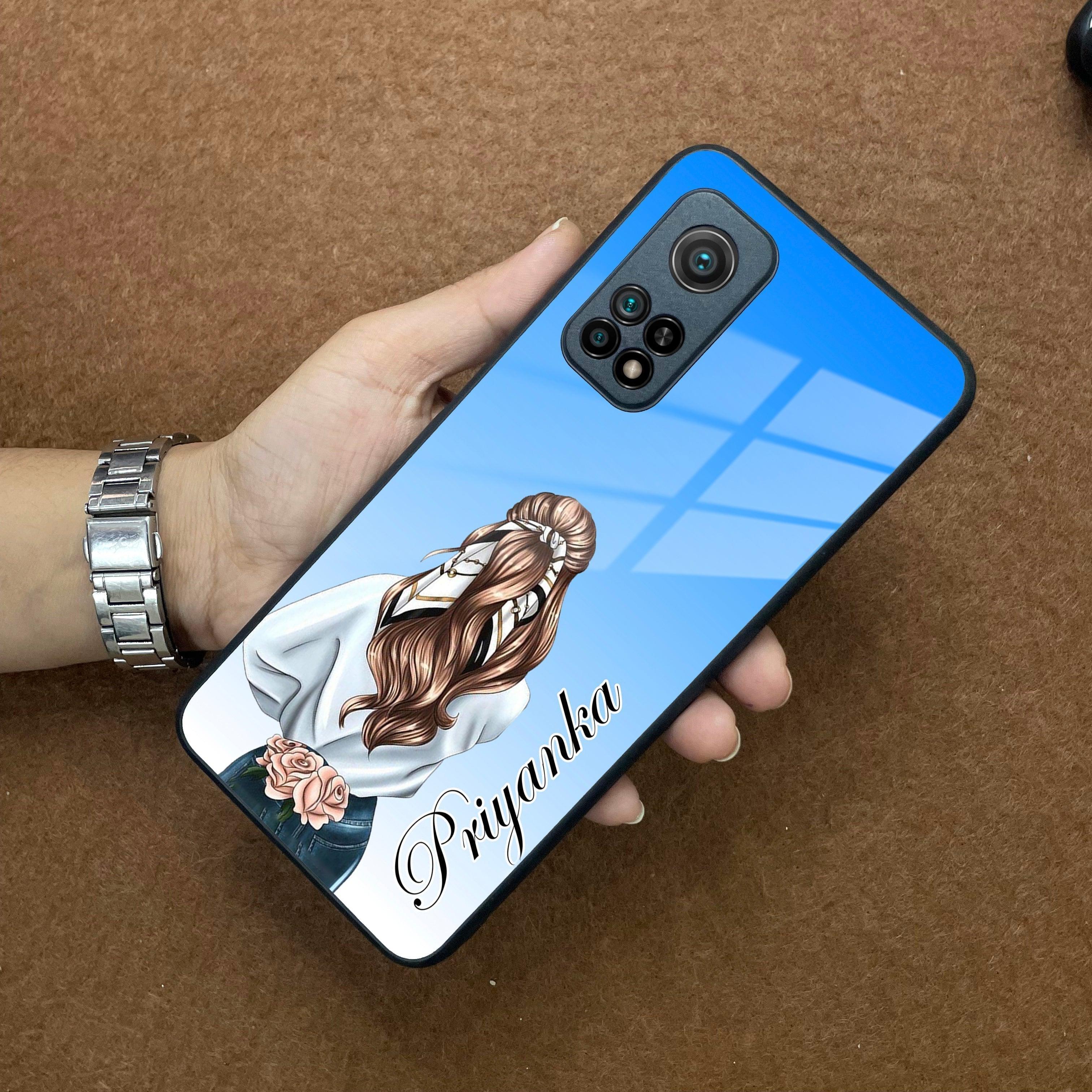 Styles Girl Customize Name Glass Case For Redmi/Xiaomi - ShopOnCliQ