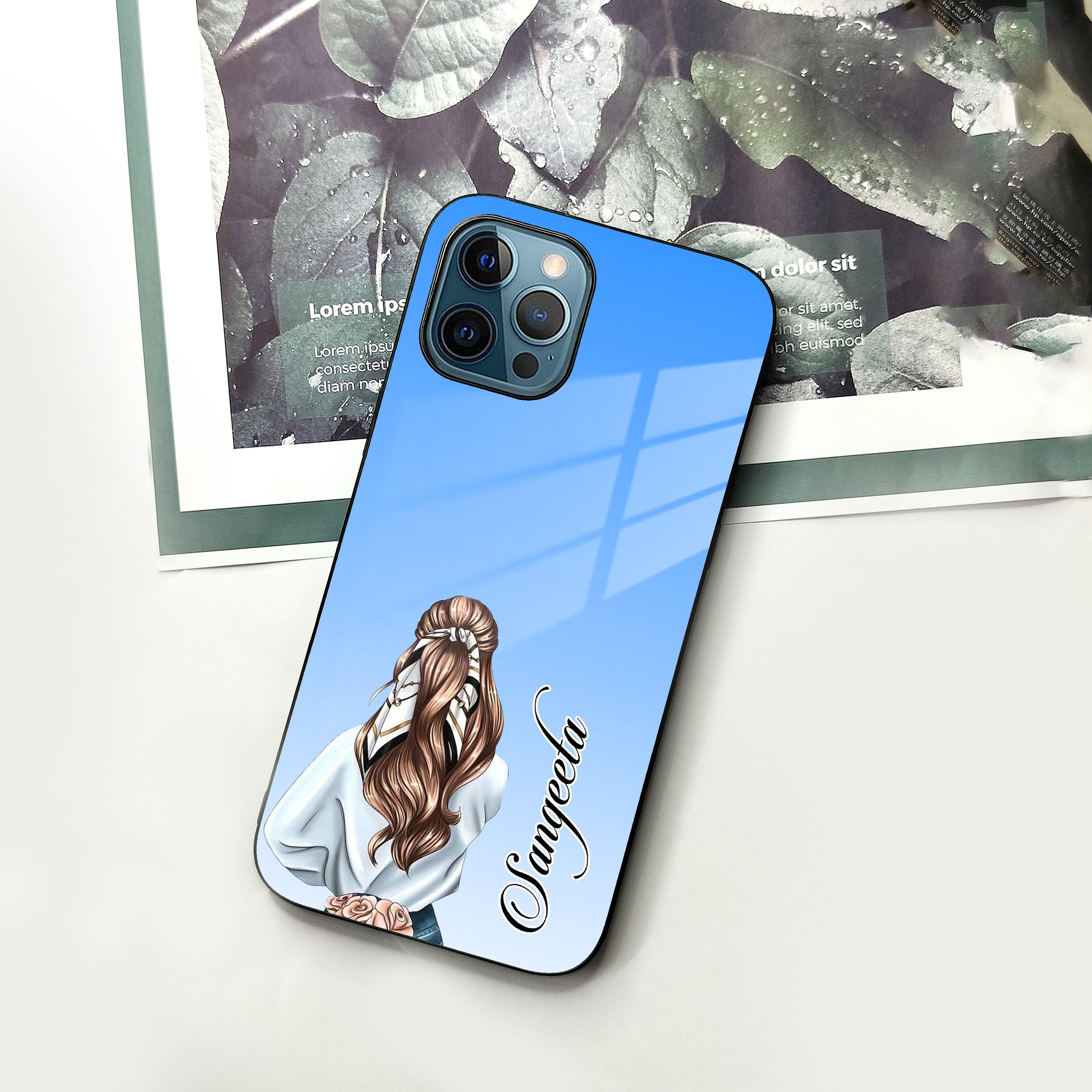 Styles Girl Customize Name Glass Case For iPhone - ShopOnCliQ