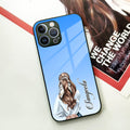 Styles Girl Customize Name Glass Case For iPhone - ShopOnCliQ