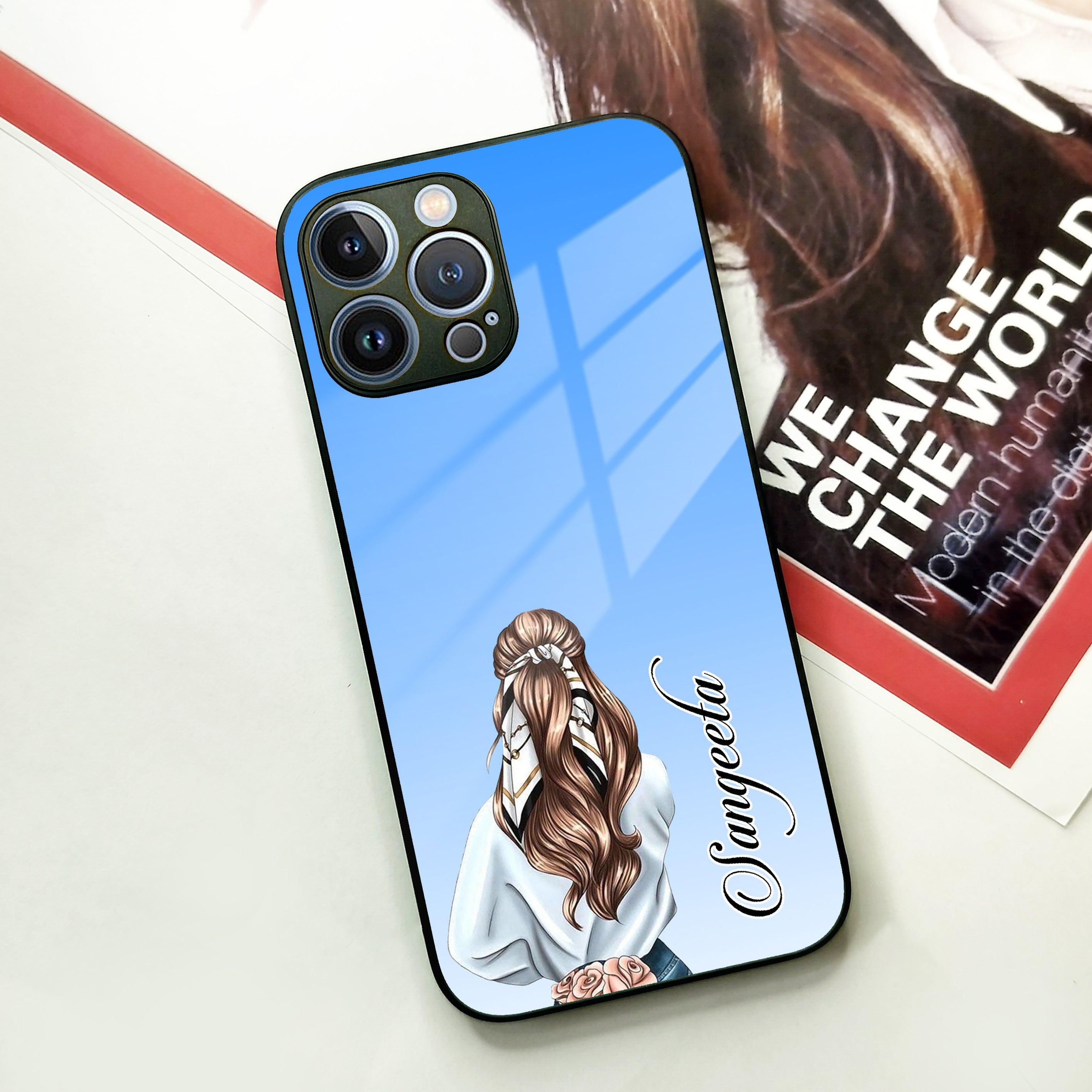Styles Girl Customize Name Glass Case For iPhone - ShopOnCliQ
