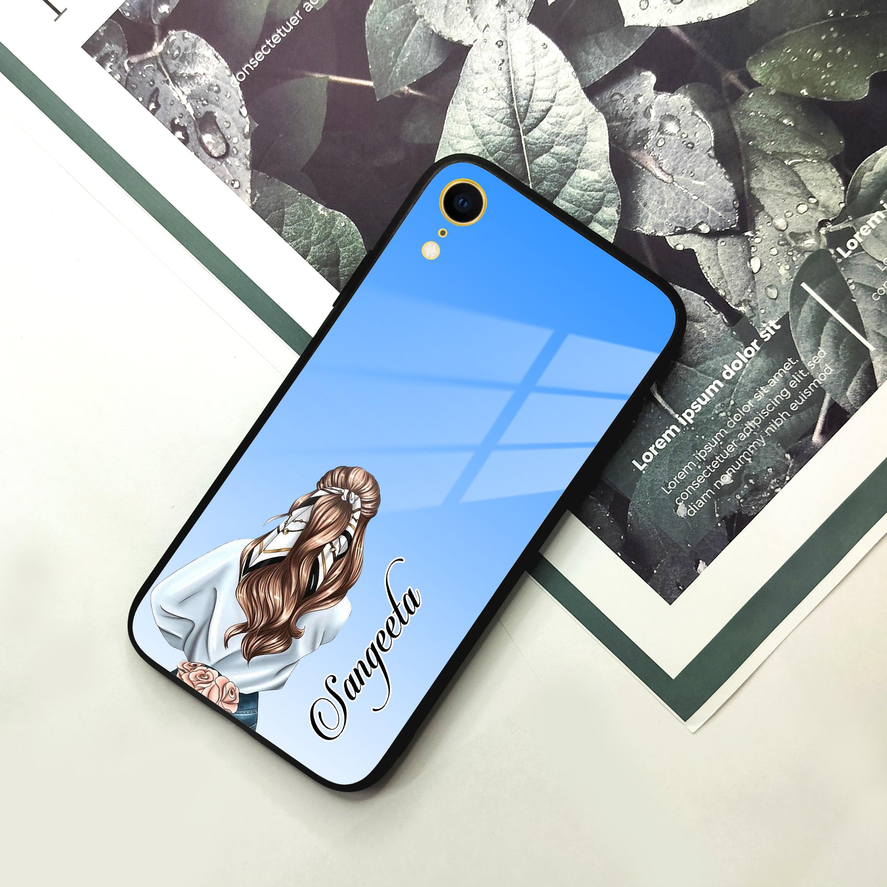 Styles Girl Customize Name Glass Case For iPhone - ShopOnCliQ