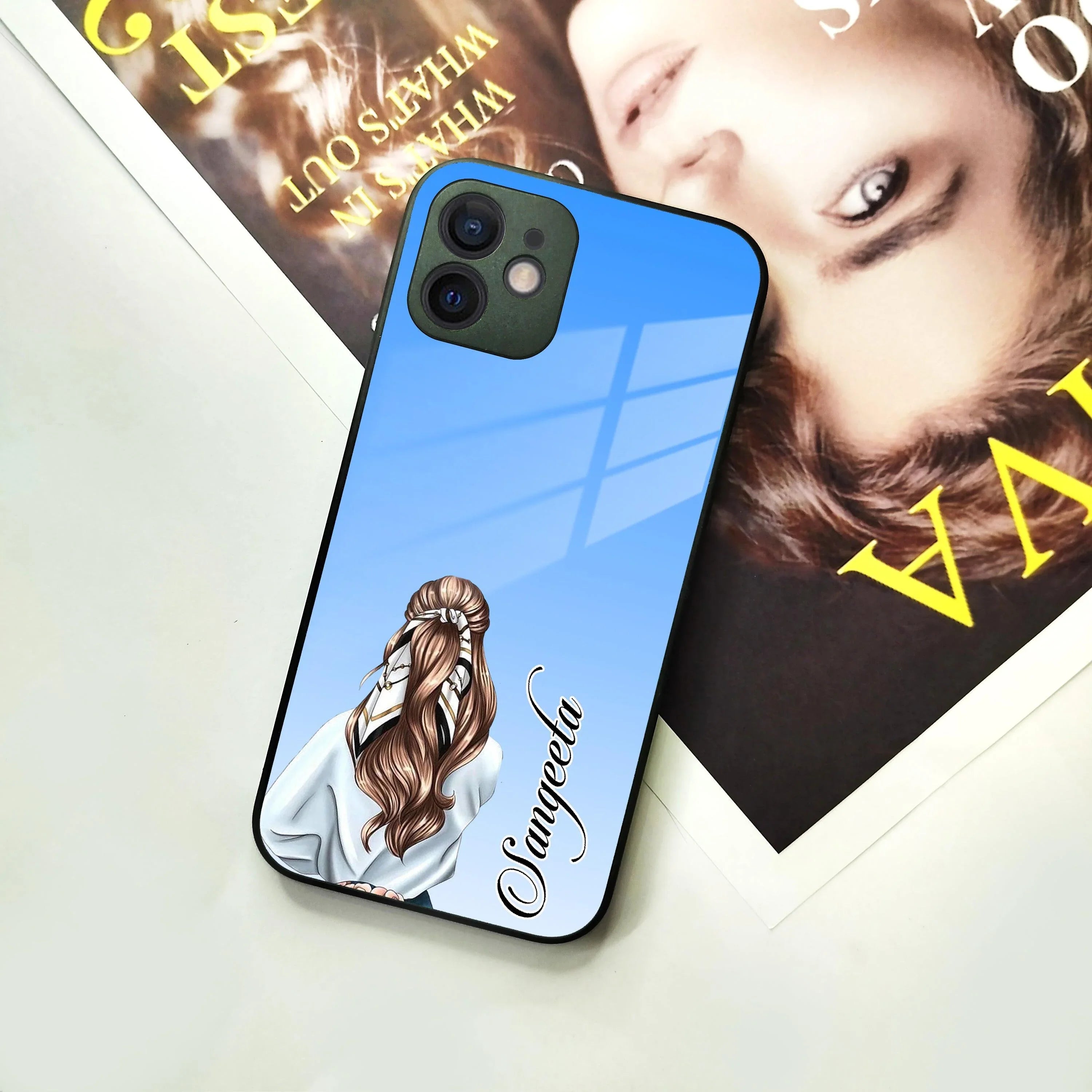 Styles Girl Customize Name Glass Case For iPhone - ShopOnCliQ