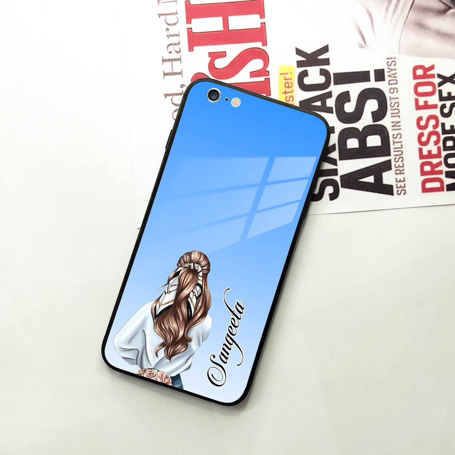 Styles Girl Glass Case For iPhone ShopOnCliQ