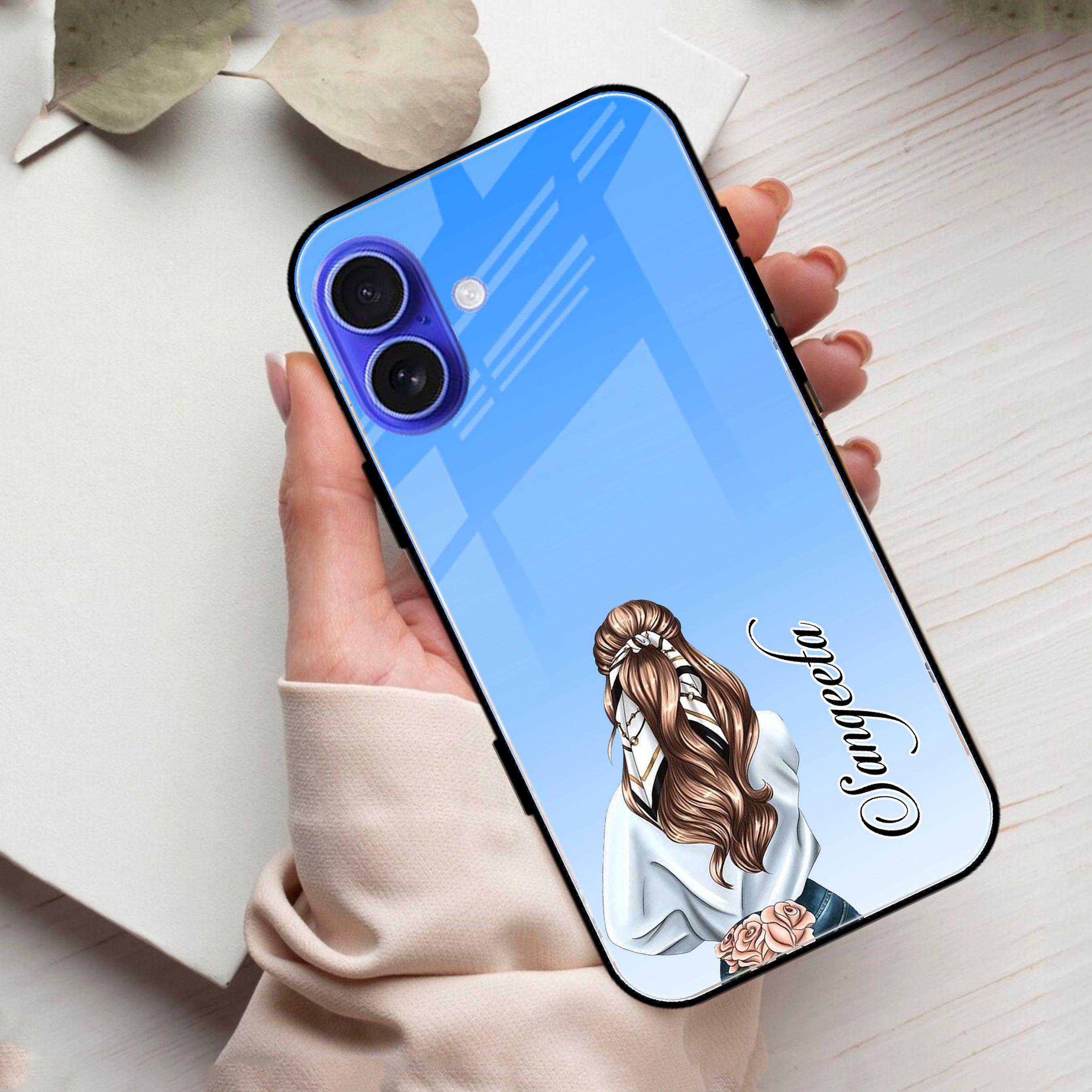 Styles Girl Customize Name Glass Case For iPhone - ShopOnCliQ