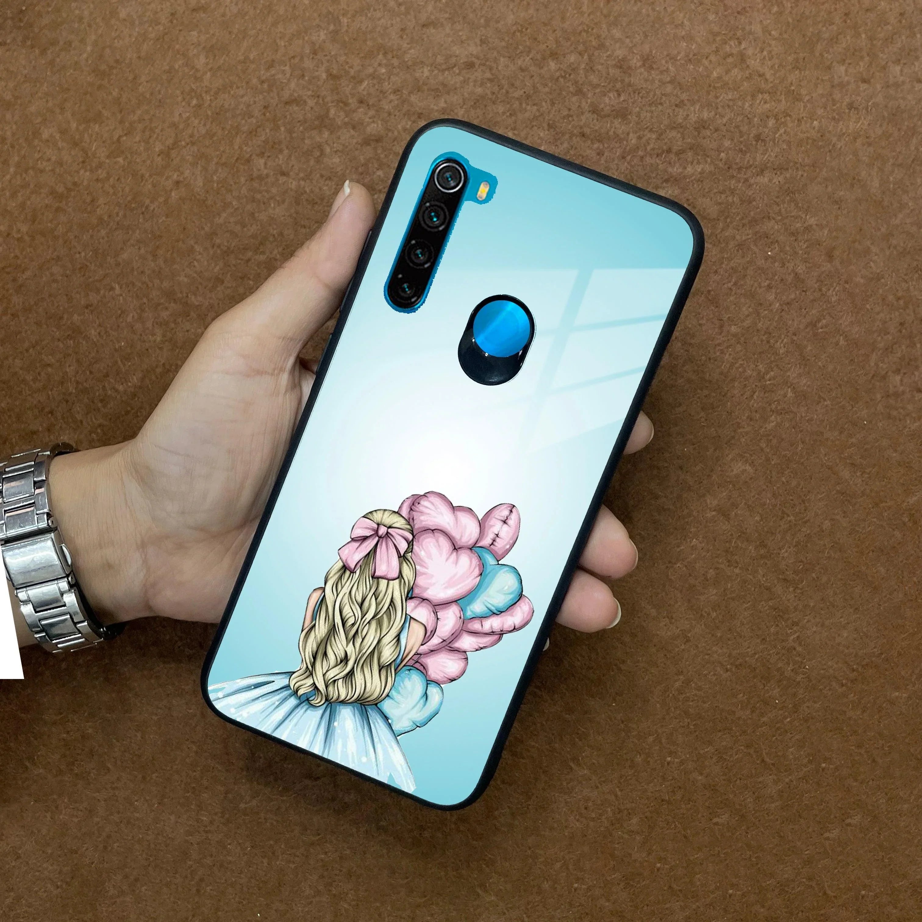 Styles Girl With Balloon Glass Case For Redmi/Xiaomi - ShopOnCliQ