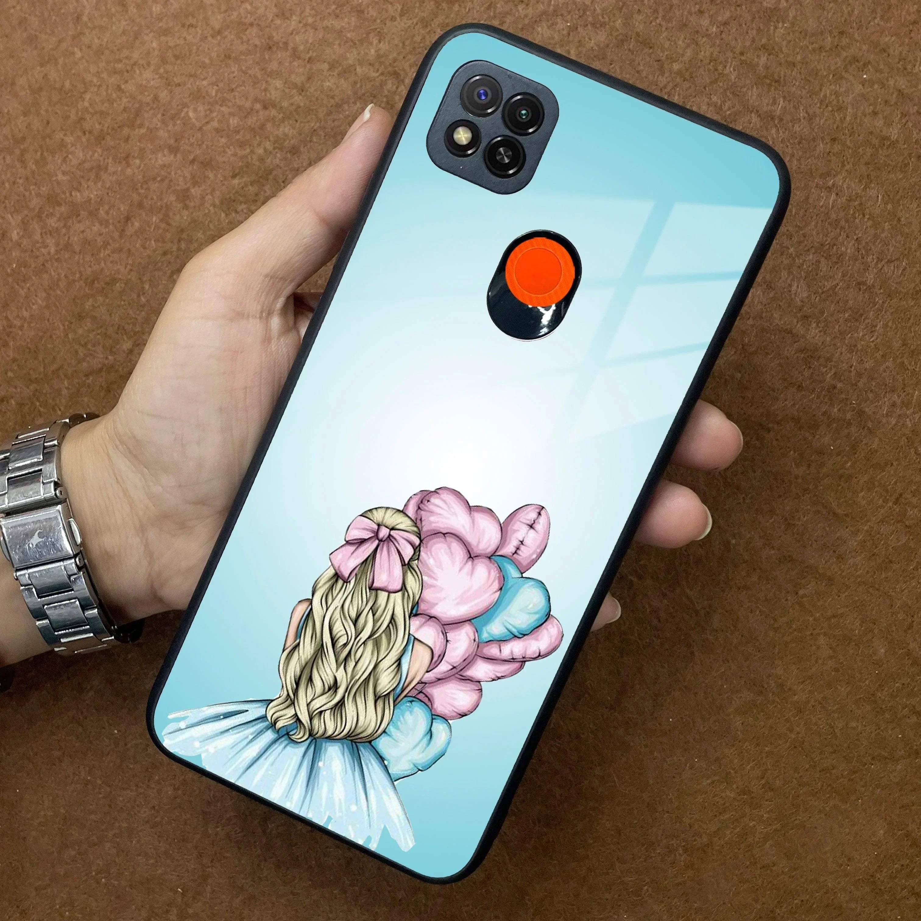 Styles Girl With Balloon Glass Case For Redmi/Xiaomi - ShopOnCliQ