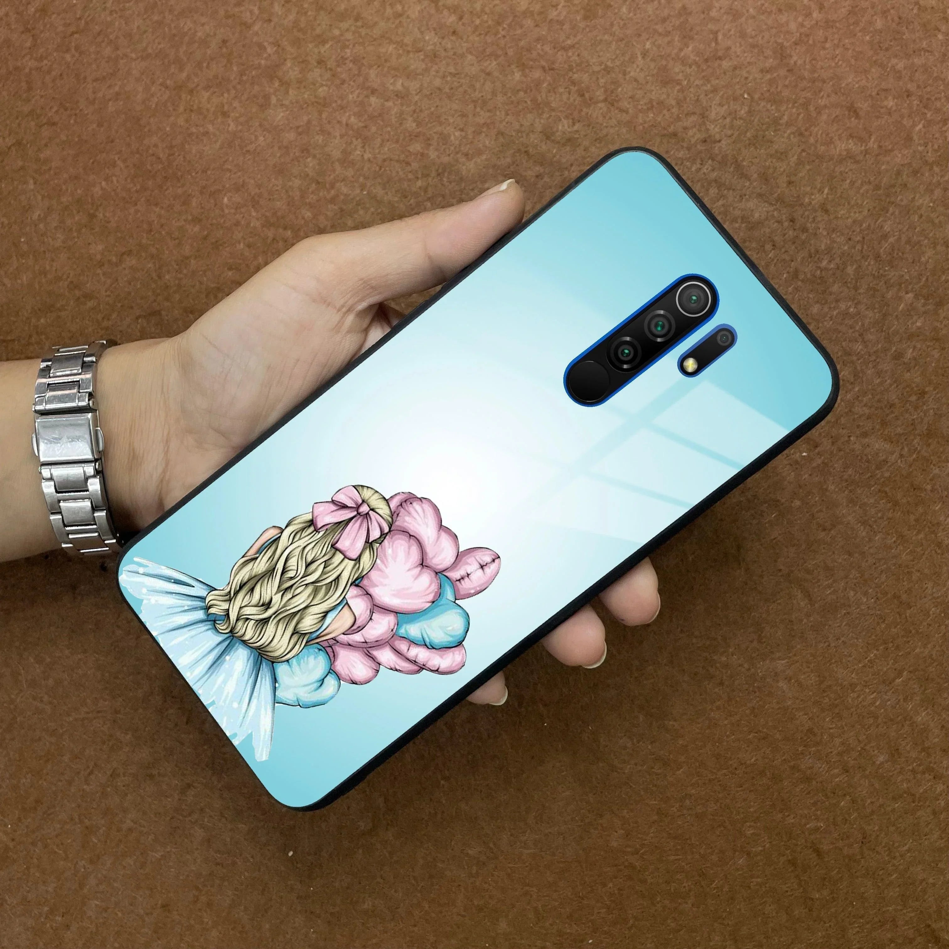 Styles Girl With Balloon Glass Case For Redmi/Xiaomi - ShopOnCliQ