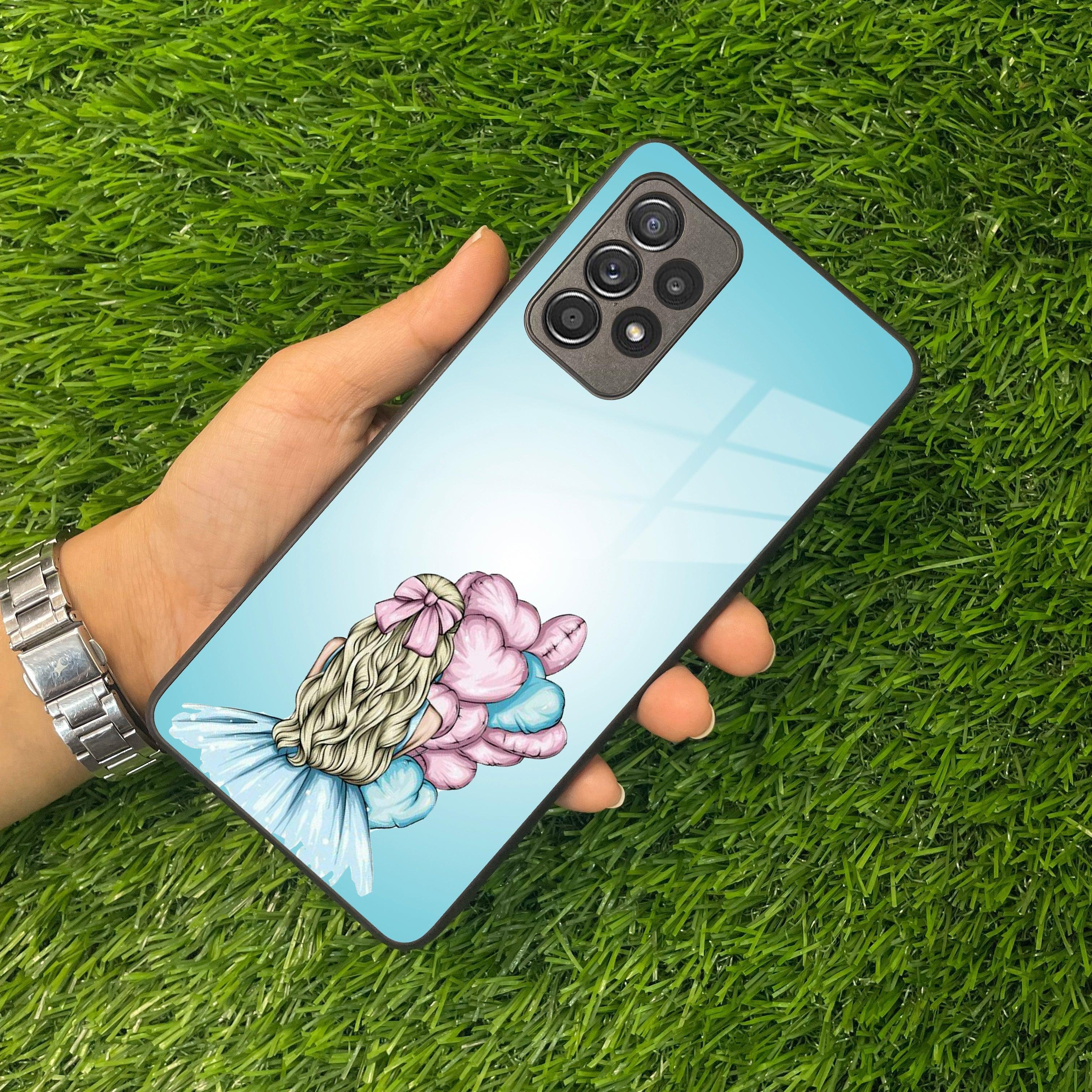Styles Girl With Balloon Glass Case For Samsung - ShopOnCliQ