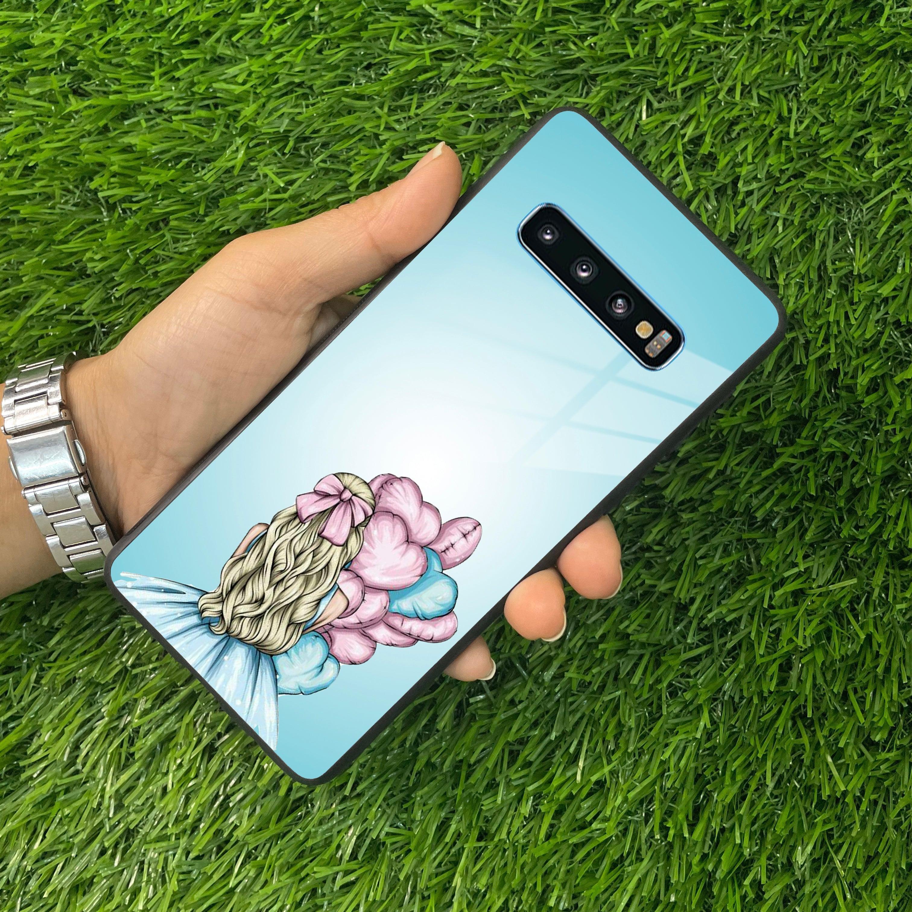Styles Girl With Balloon Glass Case For Samsung - ShopOnCliQ