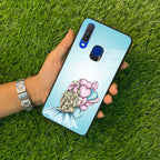 Styles Girl With Balloon Glass Case For Vivo - ShopOnCliQ