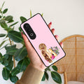 Styles Girl With Flower Glass Case For OnePlus - ShopOnCliQ