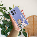 Stylish Girl Customize Anti Yellow Case For Motorola Edge 50 Pro