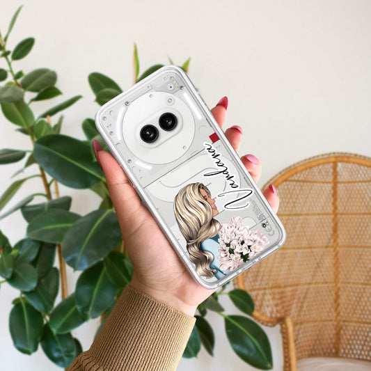 Stylish Girl Customize Transparent Silicon Case For Nothing ShopOnCliQ