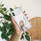 Stylish Girl Customize Transparent Silicon Case For Nothing - ShopOnCliQ