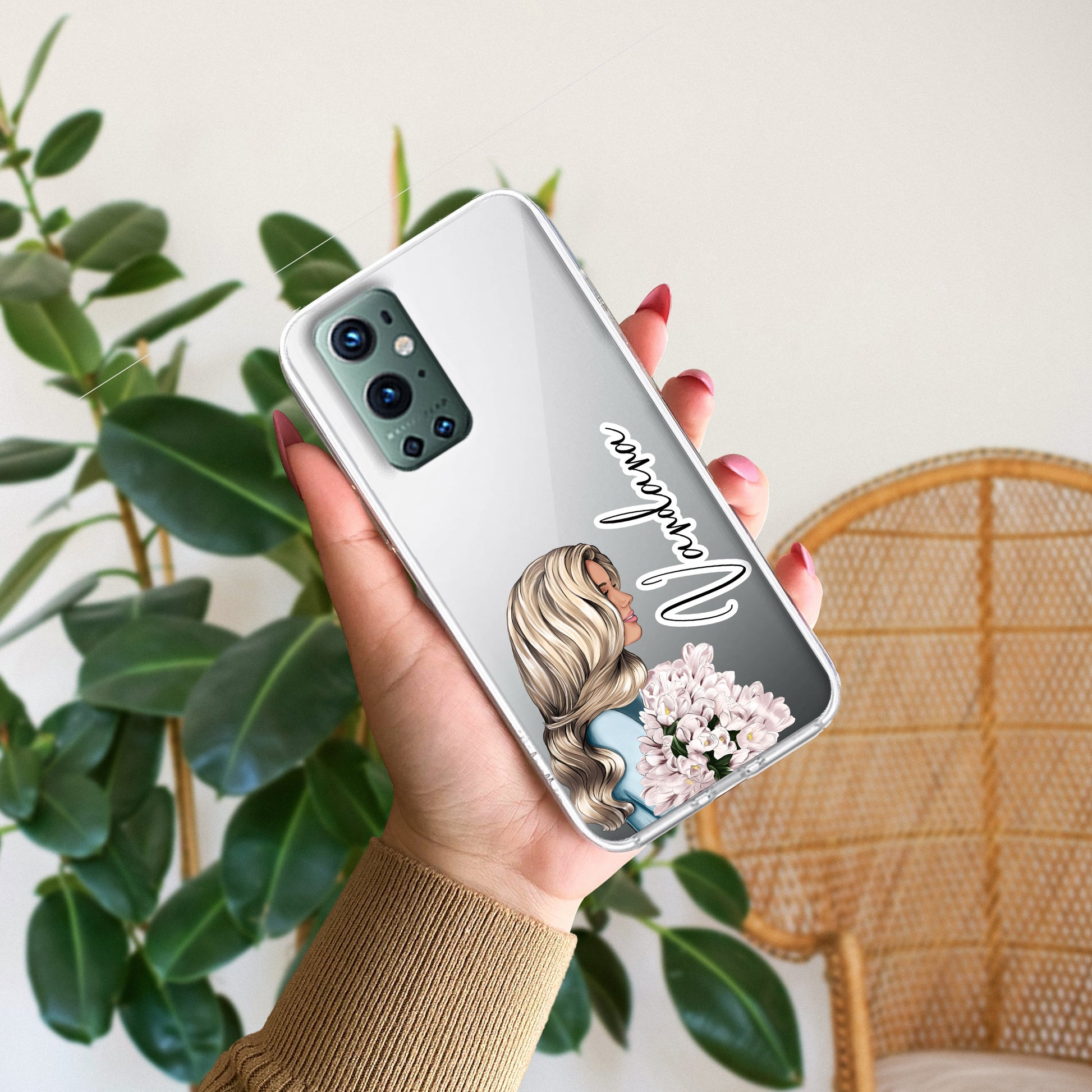 Stylish Girl Customize Transparent Silicon Case For OnePlus ShopOnCliQ