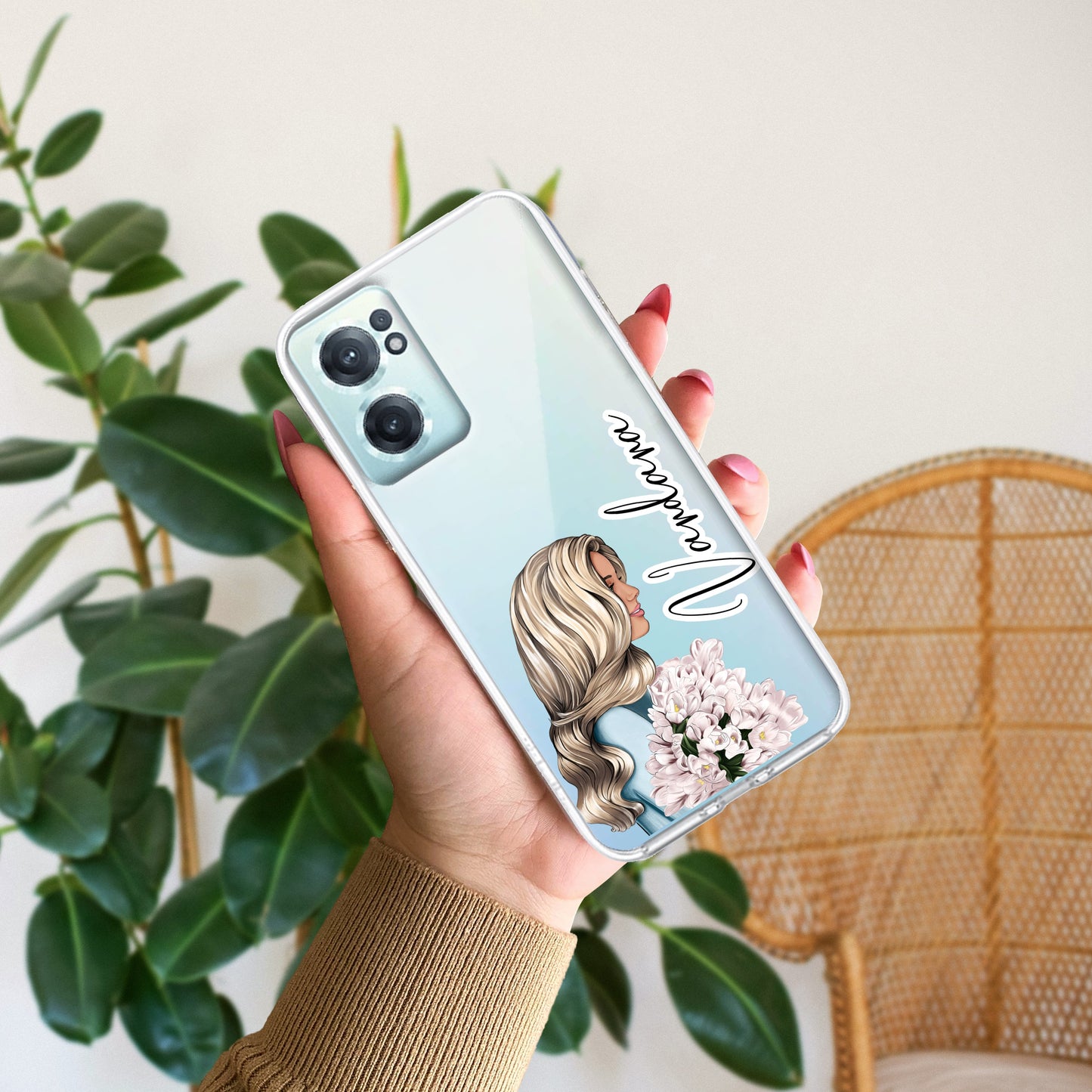 Stylish Girl Customize Transparent Silicon Case For OnePlus ShopOnCliQ