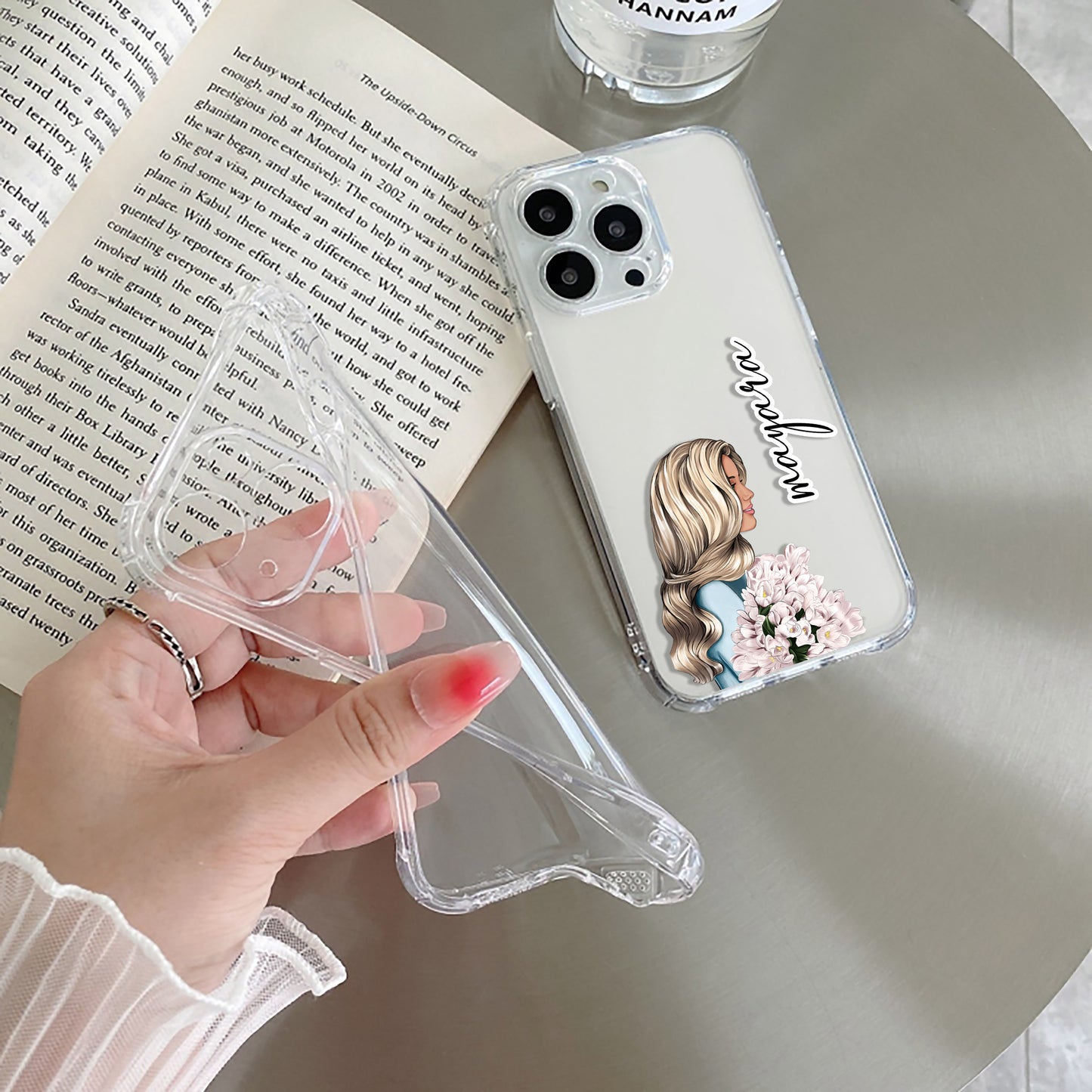 Stylish Girl Customize Transparent Silicon Case For OnePlus ShopOnCliQ