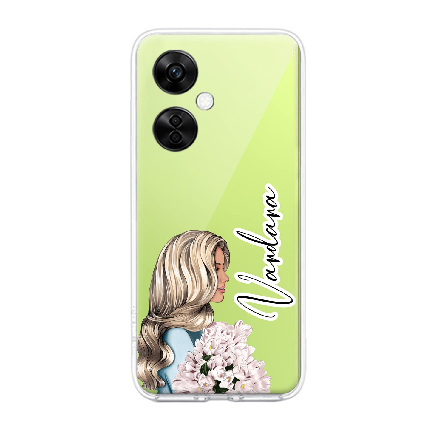 Stylish Girl Customize Transparent Silicon Case For OnePlus ShopOnCliQ