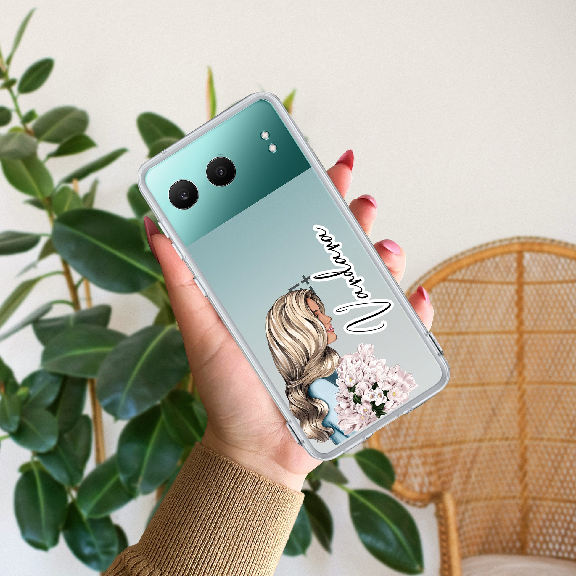 Stylish Girl Customize Transparent Silicon Case For OnePlus ShopOnCliQ