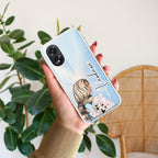 Stylish Girl Customize Anti Yellow Case For Oppo A17