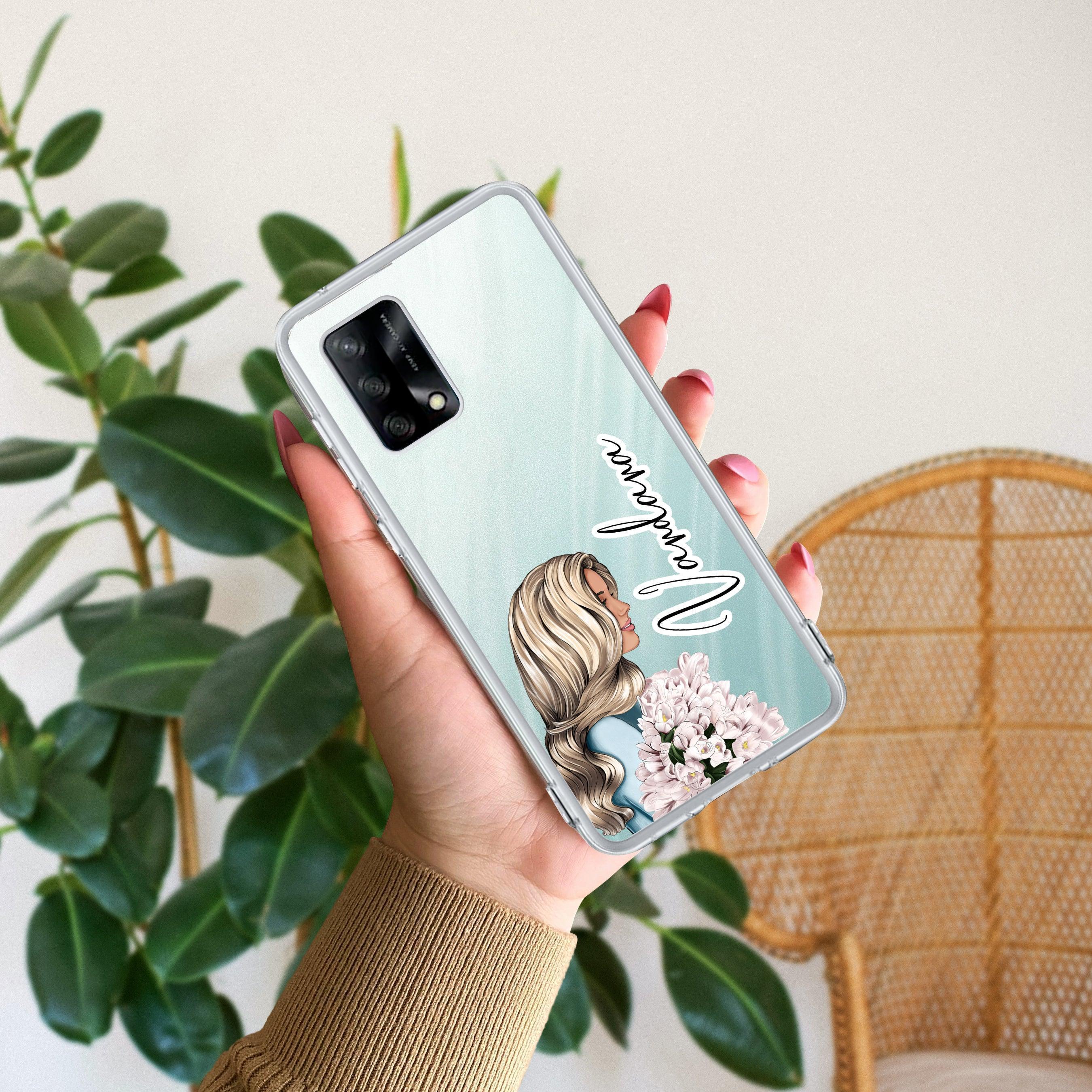 Stylish Girl Customize Transparent Silicon Case For Oppo - ShopOnCliQ