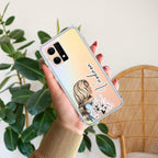Stylish Girl Customize Anti Yellow Case For Oppo Reno 7 5G