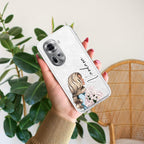 Stylish Girl Customize Anti Yellow Case For Oppo Reno 11 5G