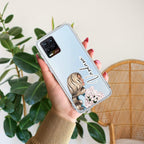 Stylish Girl Customize Transparent Silicon Case For Realme C63 5G