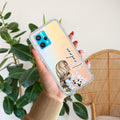 Stylish Girl Customize Transparent Silicon Case For Realme Narzo 70x 5G