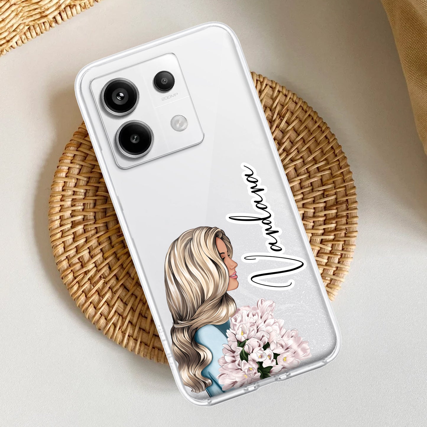 Stylish Girl Customize Transparent Silicon Case For Redmi/Xiaomi - ShopOnCliQ