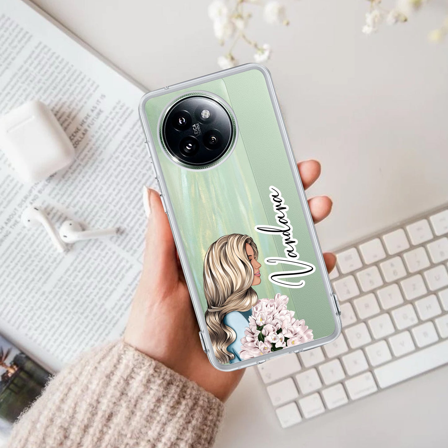 Stylish Girl Customize Transparent Silicon Case For Redmi/Xiaomi - ShopOnCliQ