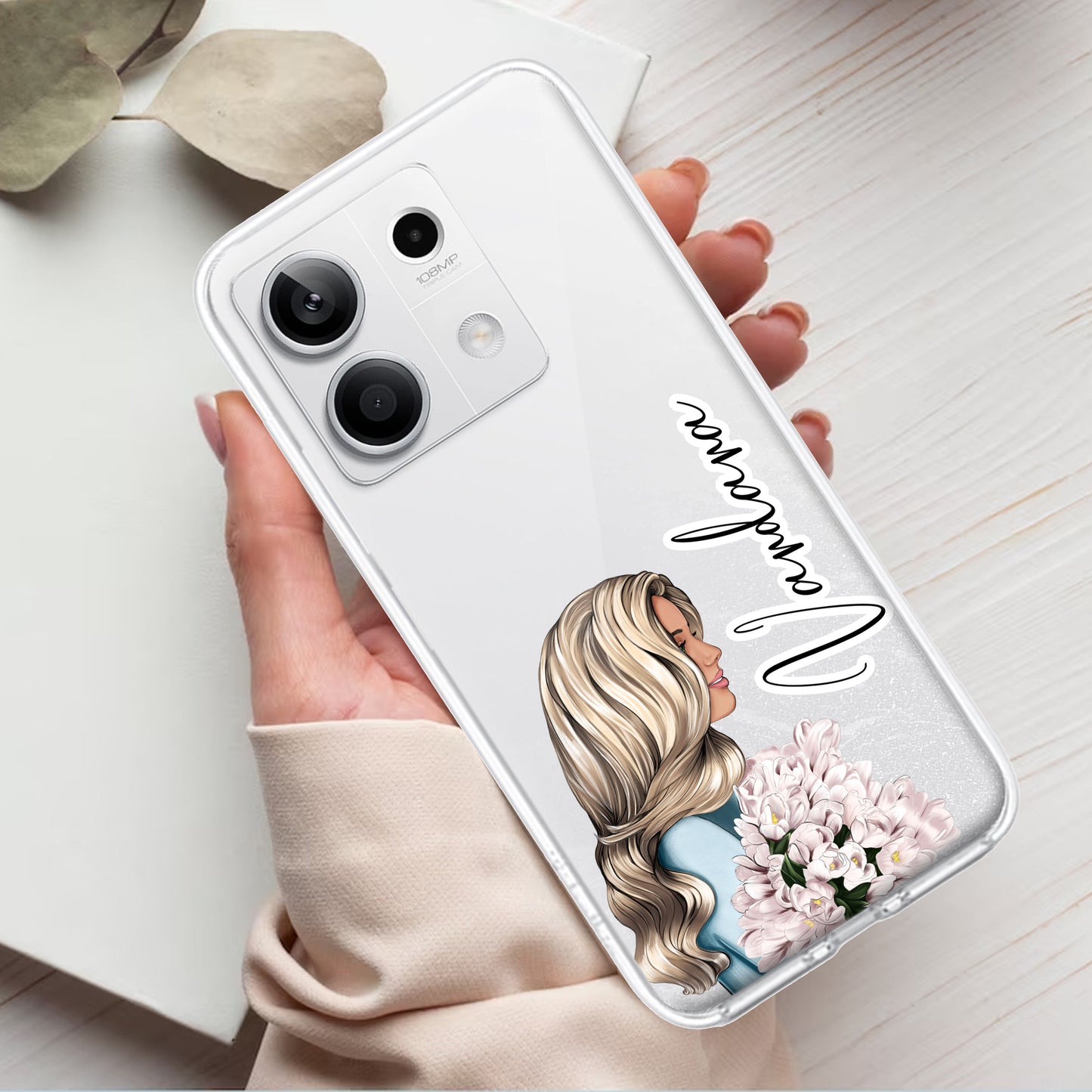 Stylish Girl Customize Transparent Silicon Case For Redmi/Xiaomi - ShopOnCliQ