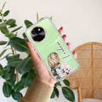 Stylish Girl Customize Transparent Silicon Case For Vivo Y75 4G