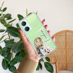 Stylish Girl Customize Transparent Silicon Case For Vivo V29 Pro 5G