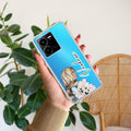 Stylish Girl Customize Transparent Silicon Case For Vivo Y22