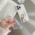 Stylish Girl Customize Transparent Silicon Case For Oppo - ShopOnCliQ