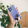Stylish Girl With Cap Customize Anti Yellow Case For Motorola Edge 50 Pro
