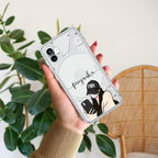 Stylish Girl With Cap Customize Transparent Silicon Case For Nothing - ShopOnCliQ