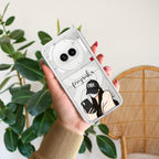 Stylish Girl With Cap Customize Transparent Silicon Case For Nothing - ShopOnCliQ