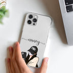 Stylish Girl With Cap Customize Transparent Silicon Case For Nothing - ShopOnCliQ